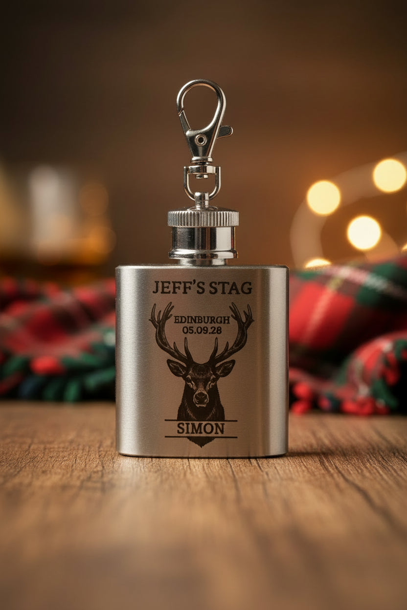 Custom Hand-Drawn Engraved Slate Coaster