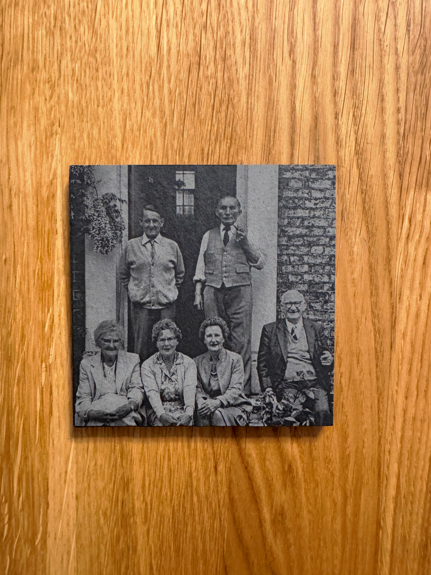 Personalised Photo Portrait Slate Coaster – Custom Engraved Photo Gift for Family, Friends & Loved Ones | Unique Personalised Gift UK