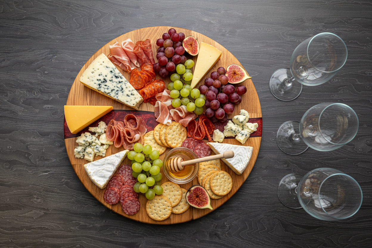 Charcuterie serving