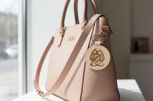 Keyring on handbag