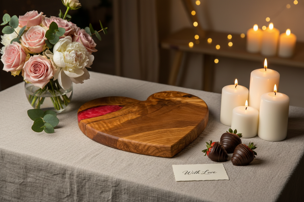 Romantic gift styling