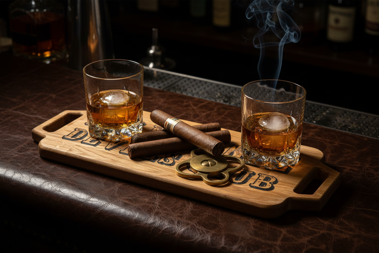Whiskey and cigars